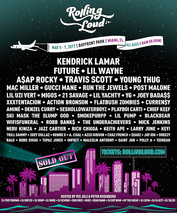 Rolling Loud Festival adds Gucci Mane, will stream live