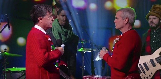 watch Henry Rollins & Stephen Colbert do “Carol of the Bells”