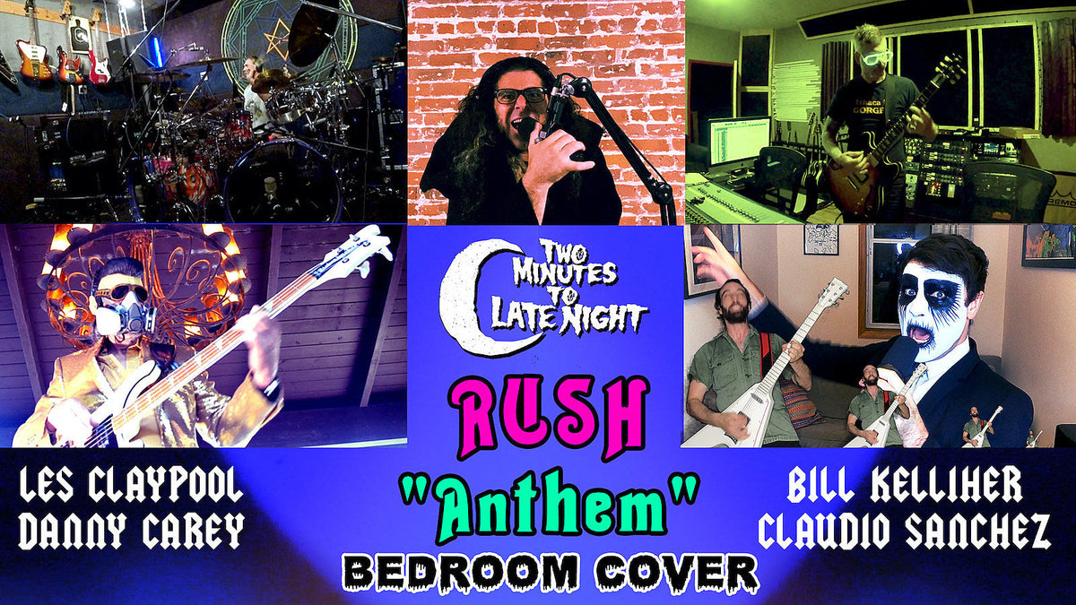 Watch members of Coheed, Tool, Primus, Mastodon & Cave In cover Rush for charity