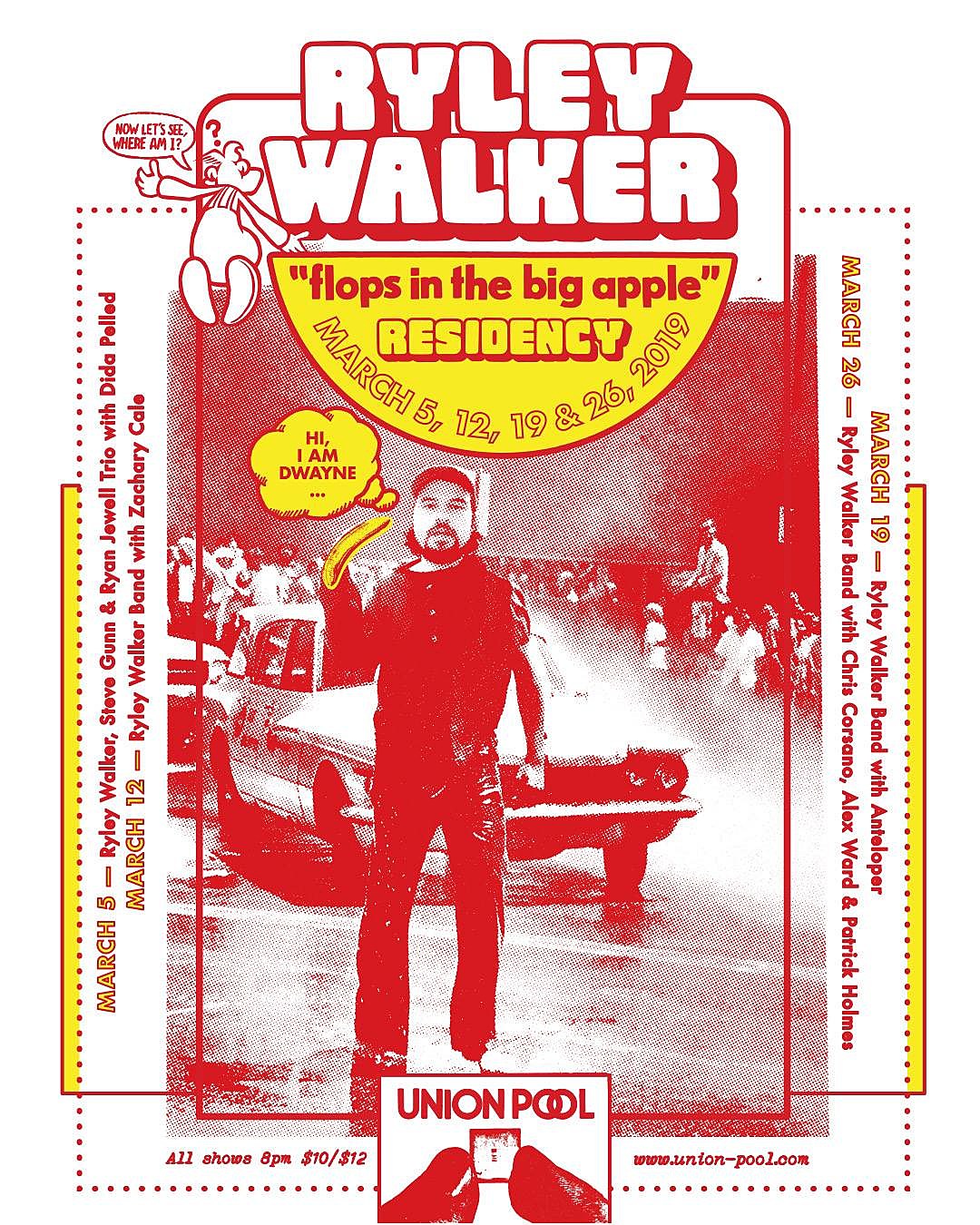 Ryley Walker on tour, announces Brooklyn residency w/ Steve Gunn & more