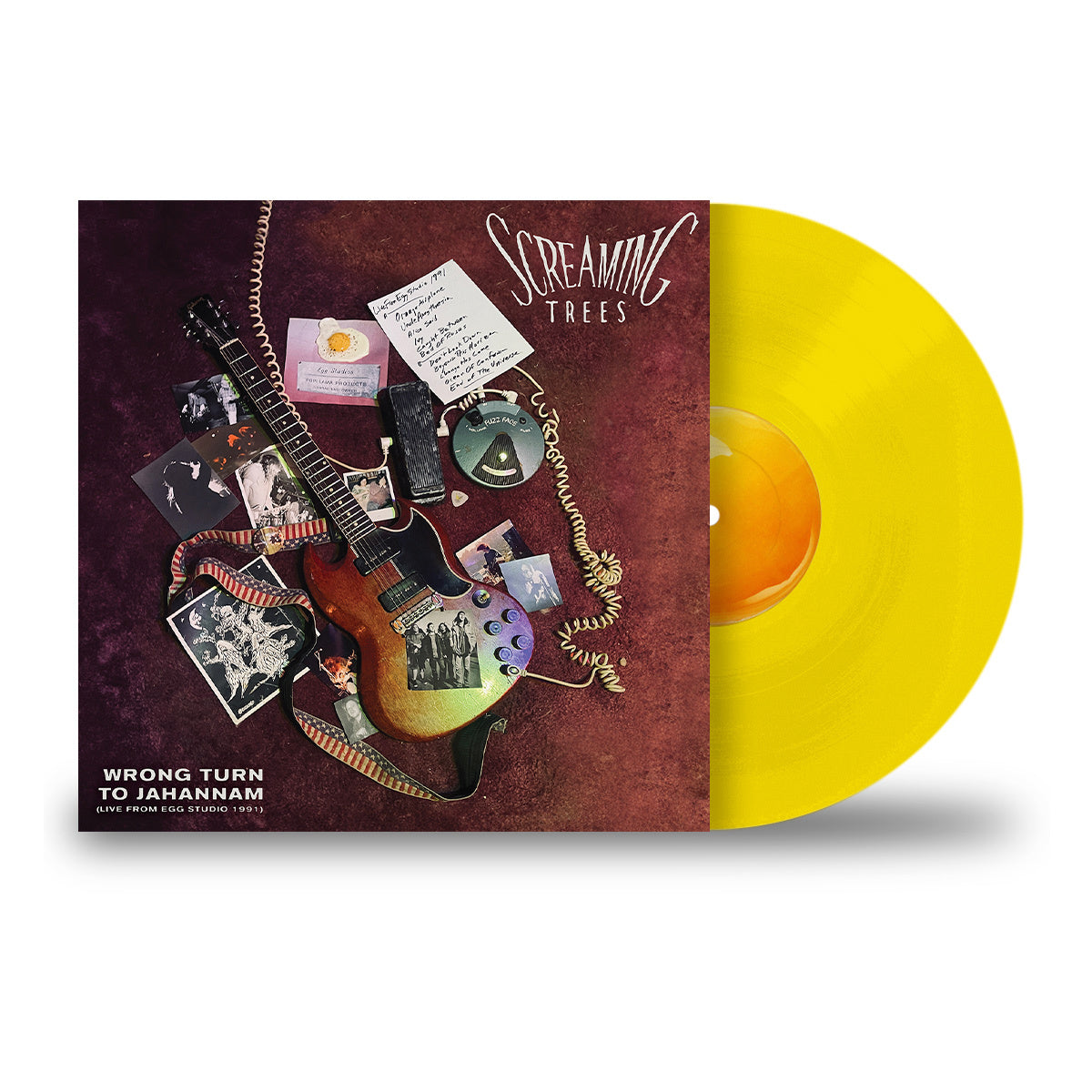 New exclusive vinyl: Screaming Trees’ ‘Wrong Turn at Jahannam: Live at Egg Studio 1991’ on opaque yellow LP