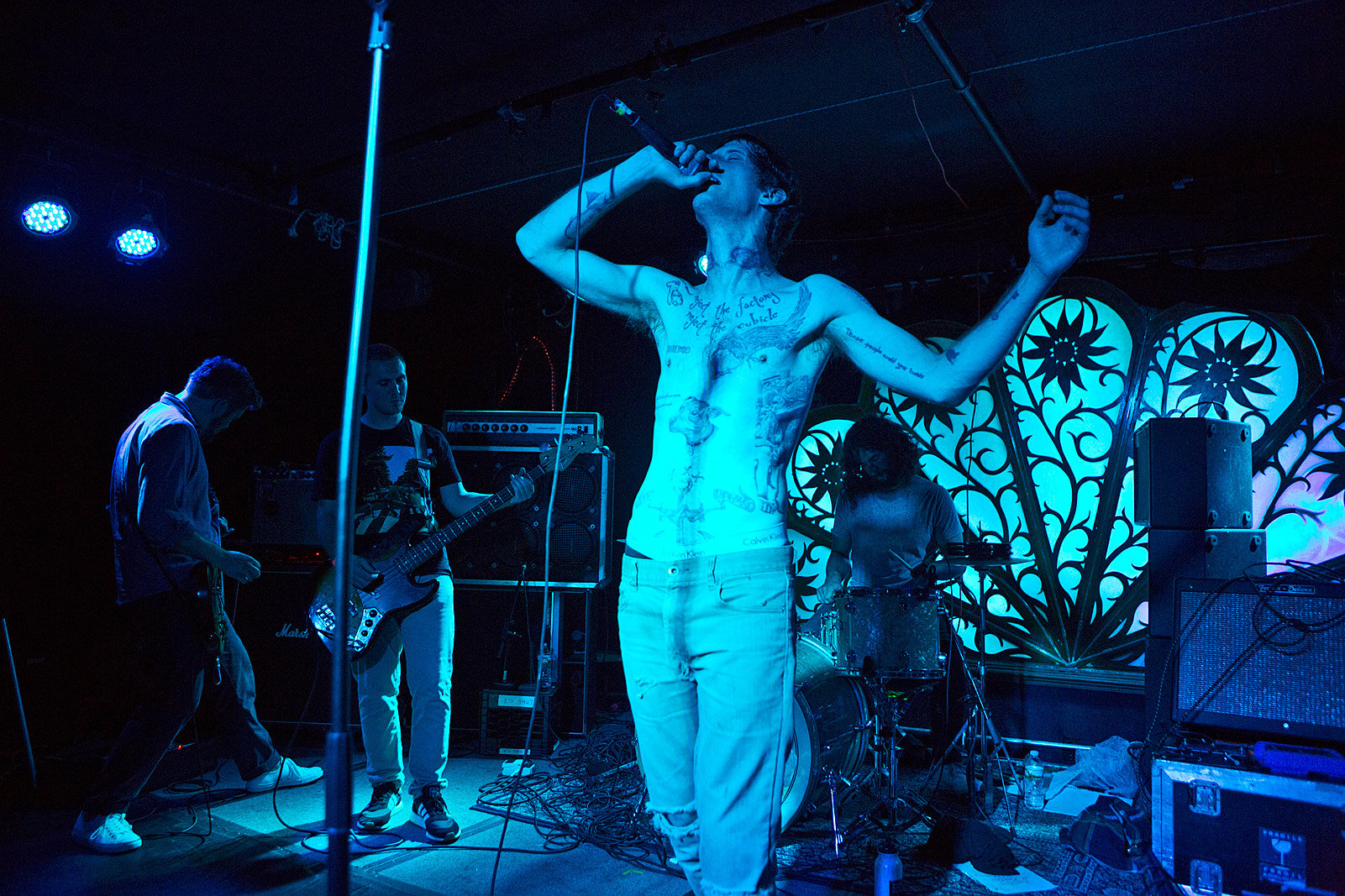 Self Defense Family recording a live album at Northeast shows in August