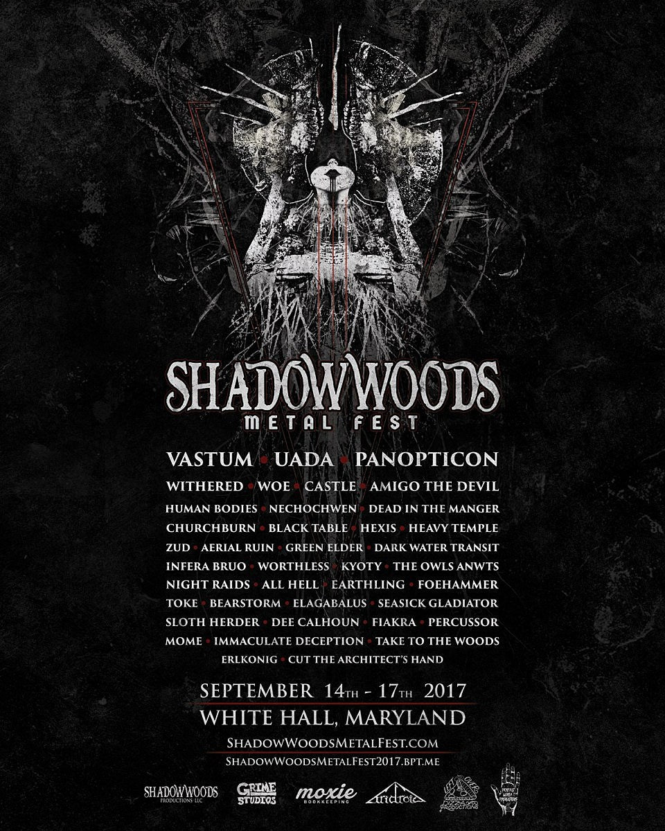 Shadow Woods Metal Fest 2017 lineup (Panopticon, Withered, Vastum, more)