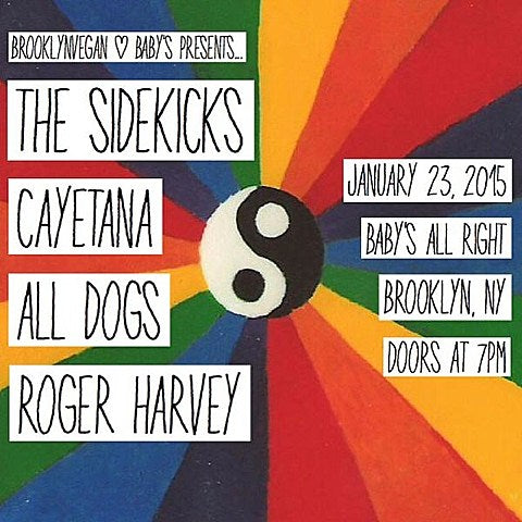 The Sidekicks kicking off tour with BV-presented release show tonight at Baby’s w/ Cayetana, All Dogs & Roger Harvey