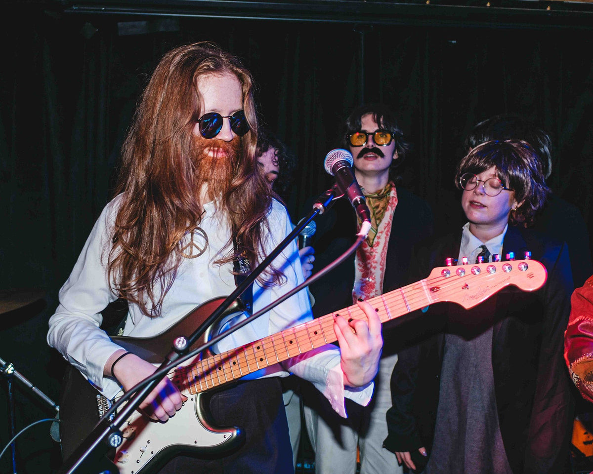 Sidney Gish & friends covered The Beatles for Halloween at Cassette (pics)