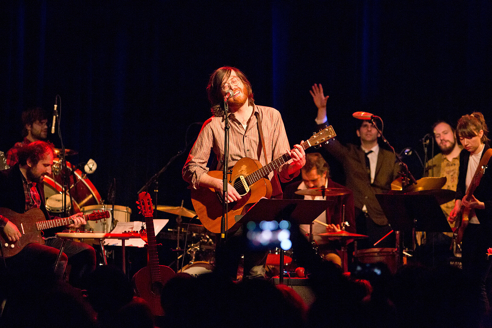 pics/videos: Richard Thompson, Lenny Kaye, Will Sheff, Lee Ranaldo & more @ Leonard Cohen tribute at MHOW