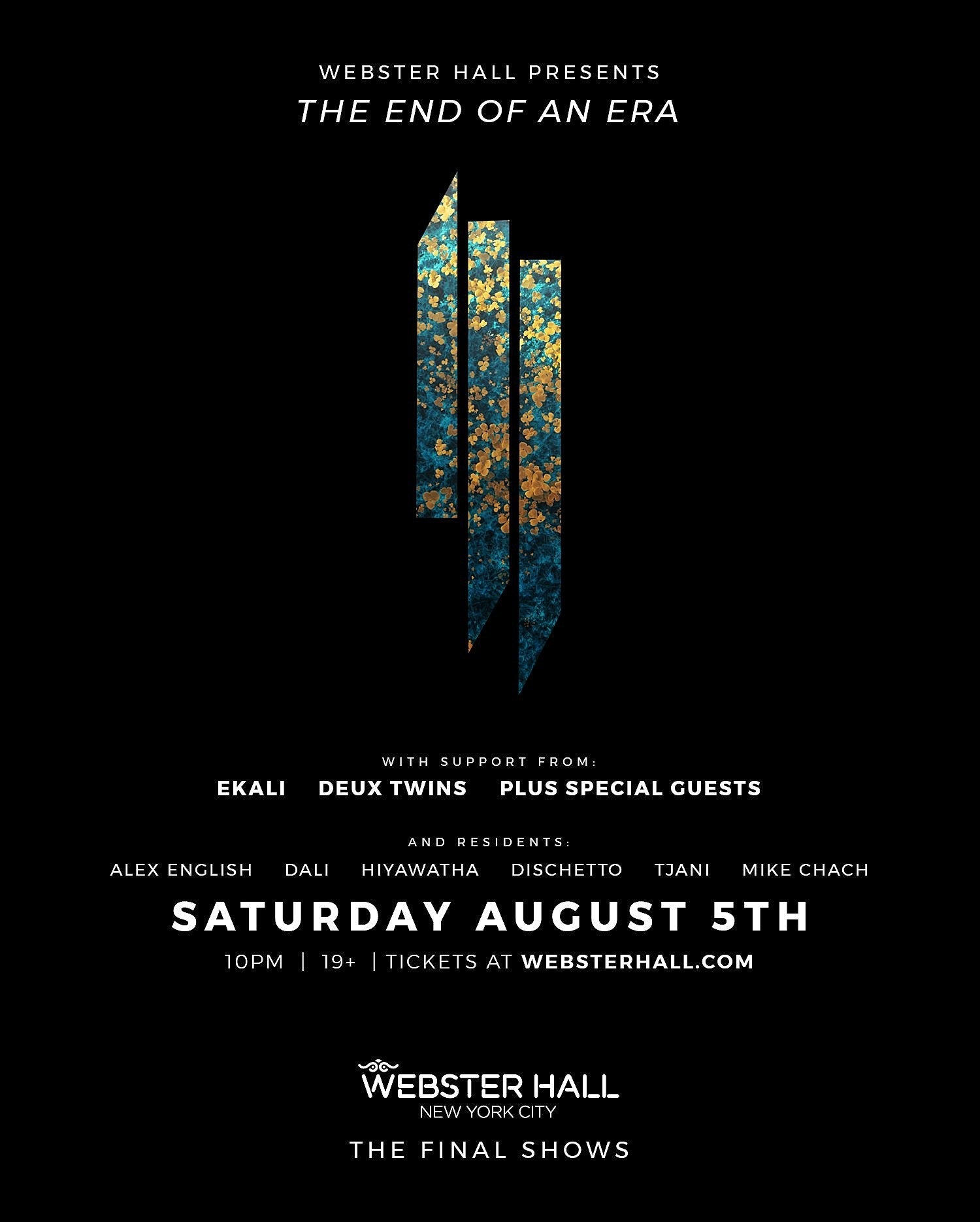 Skrillex playing Webster Hall’s final club night on Saturday (tix on sale)