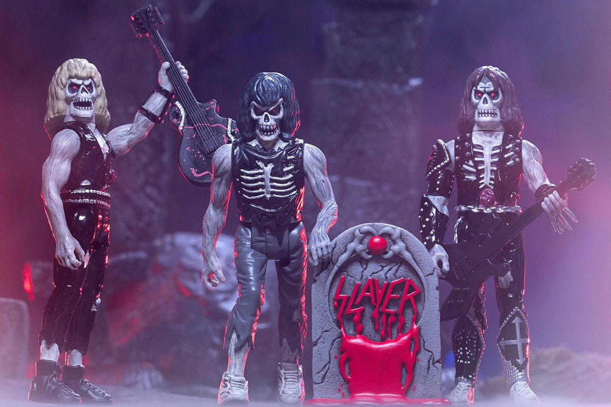 new Slayer action figures from Super7 announced