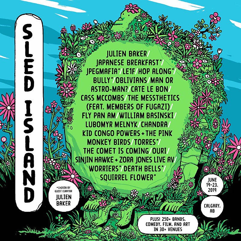 Julien Baker is guest curator of 2019 Sled Island fest (initial lineup & tix)