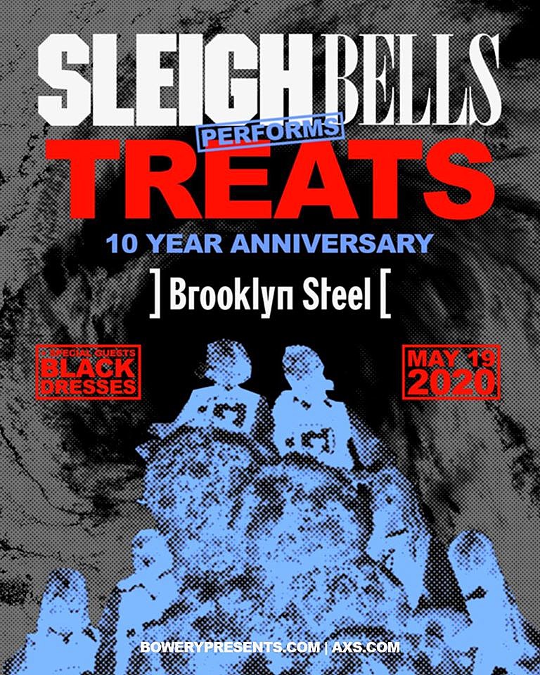 Sleigh Bells playing ‘Treats’ 10th anniv. show in NYC w/ Black Dresses