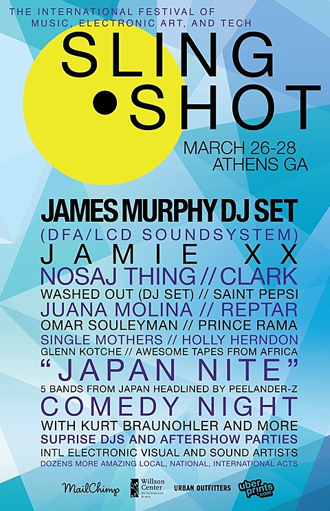 Slingshot Fest 2015 happening in Georgia w/ James Murphy, Jamie xx, Peelander-Z, Omar Souleyman, more (lineup, tix)