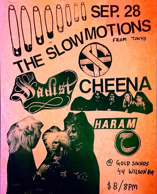 Japanese punks The Slowmotions making NYC debut with Cheena & more