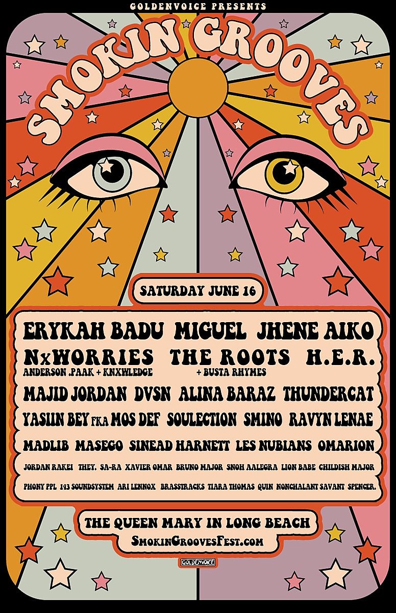 Smokin Grooves announces 2018 lineup (Erykah Badu, Miguel, NxWorries, more)