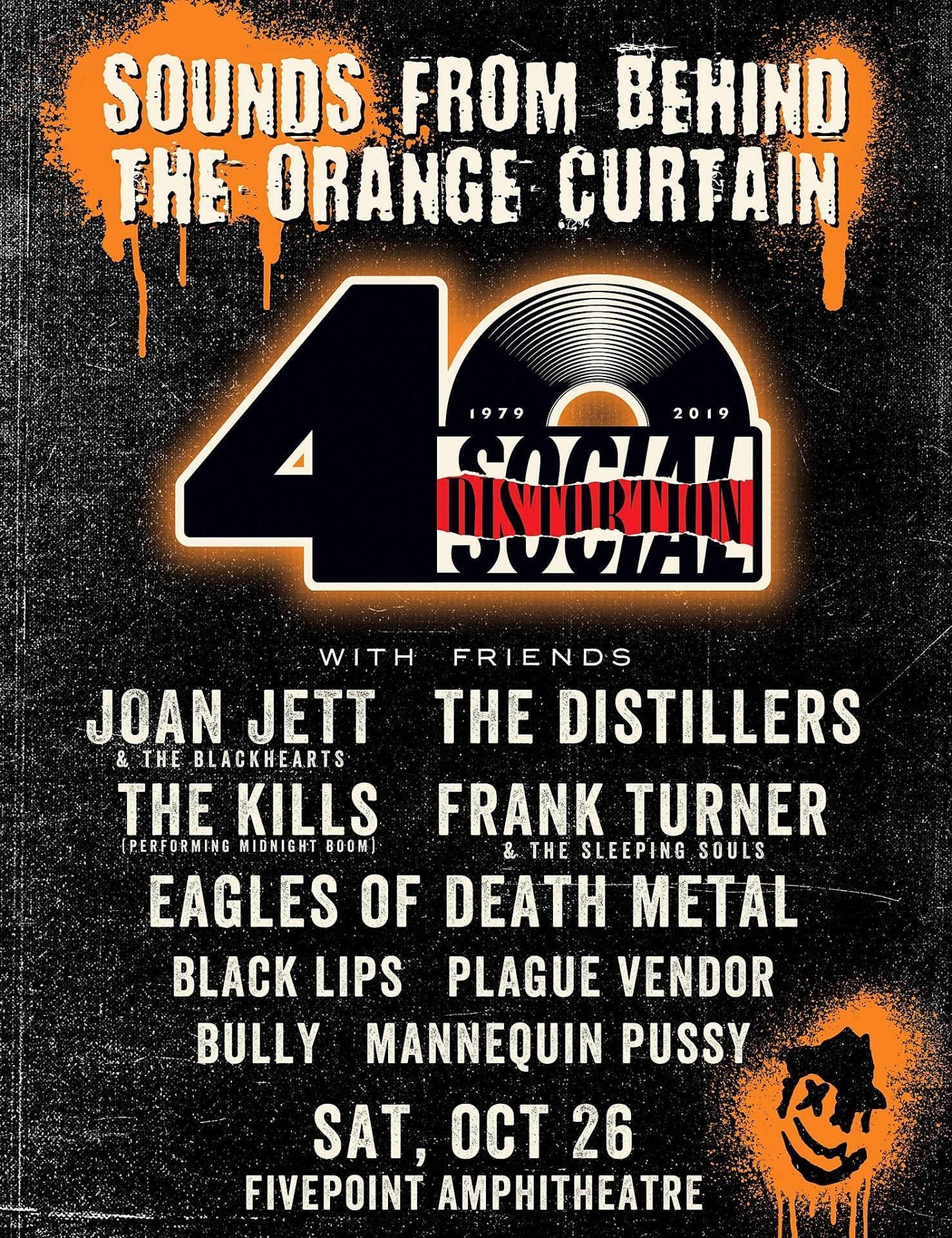 Social Distortion throwing 40th anniversary show w/ Joan Jett, The Distillers, The Kills, more