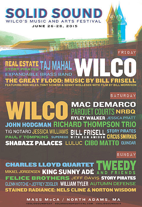Solid Sound Festival 2015: daily lineups + single day tickets