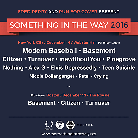 Pinegrove & Petal added to Run For Cover fest at Webster Hall (win tix!)