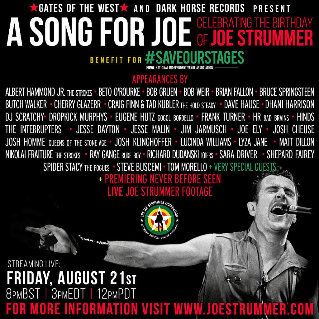 watch the Joe Strummer tribute ft. Bruce Springsteen, Jeff Tweedy, Tom Morello, more