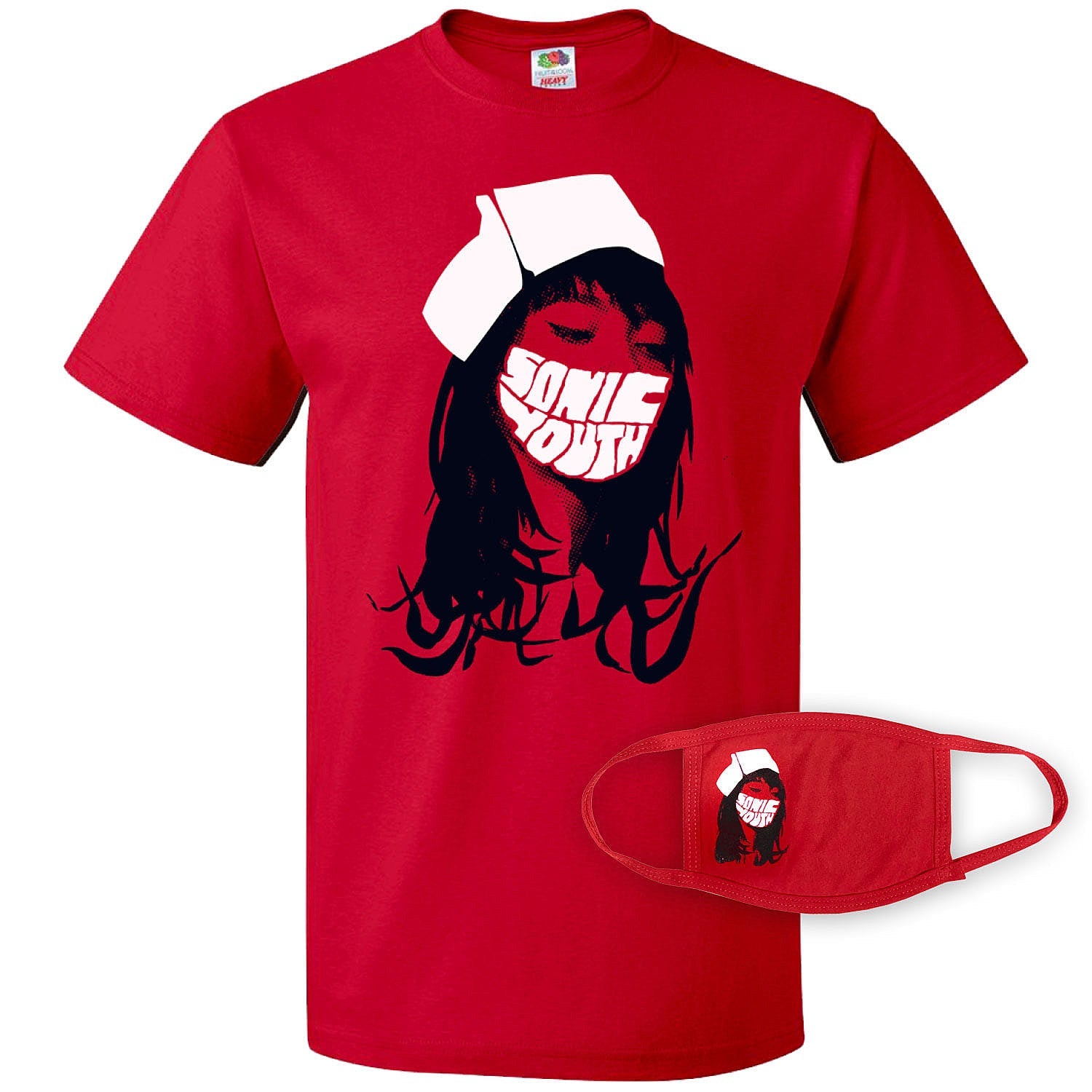 Sonic Youth selling ‘Sonic Nurse’ COVID-19 shirt & mask for charity