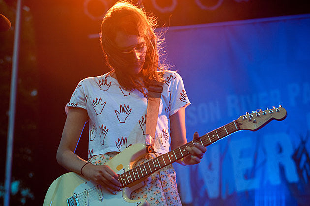 River Rocks began (pics), BUT rain cancelled Waxahatchee’s set and ruined Speedy Ortiz’s guitar pedals