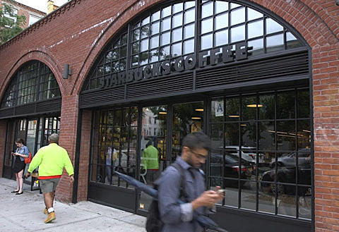 the Starbucks on N. 7th / Bedford got its liquor license, now serving beer, wine and “small plates”