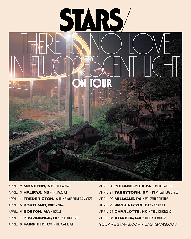 Stars announce spring North American tour