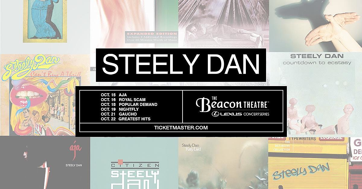 Steely Dan touring, announce 2019 Beacon Theatre run