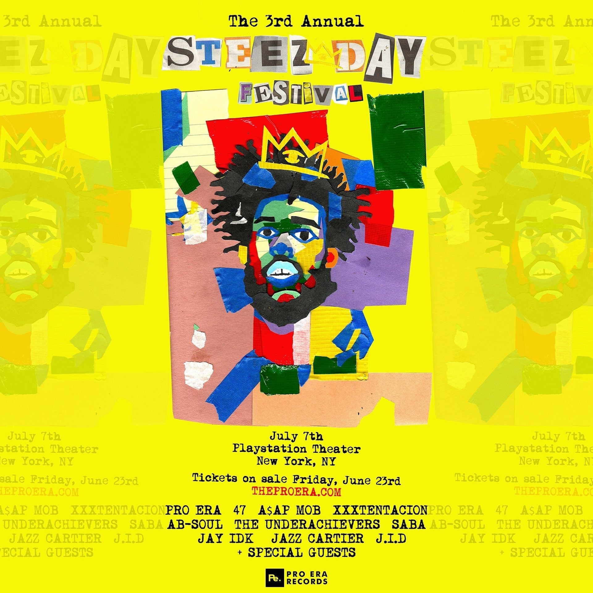 Steez Day 2017 lineup (Joey Bada$$, A$AP Mob, Nyck Caution, Kirk Knight, more)