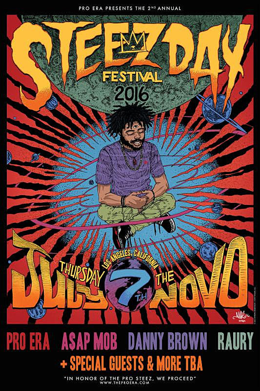 Steez Day now in LA with Pro Era, A$AP Mob, Danny Brown, more