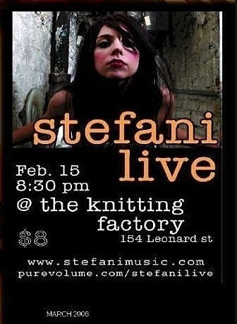 Lady Gaga played Knitting Factory NYC as Stefani 10 years ago today (tonight she does the Grammys tribute to Bowie)   UPDATE: Watch it