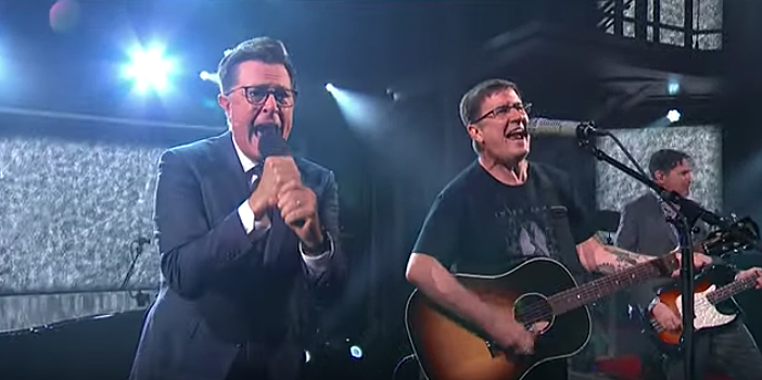 watch Mountain Goats (wearing an Inter Arma shirt) & Stephen Colbert play “This Year” on ‘Late Show’
