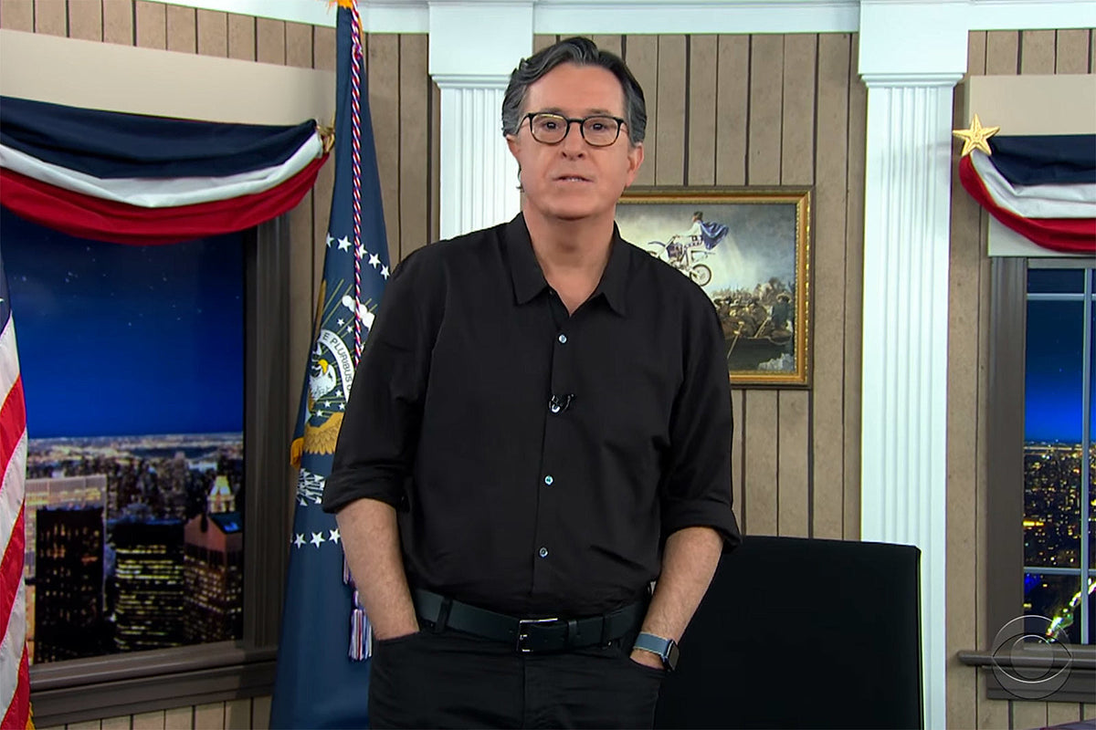 Stephen Colbert blasts Trump’s lies in emotional Late Show opening (watch)
