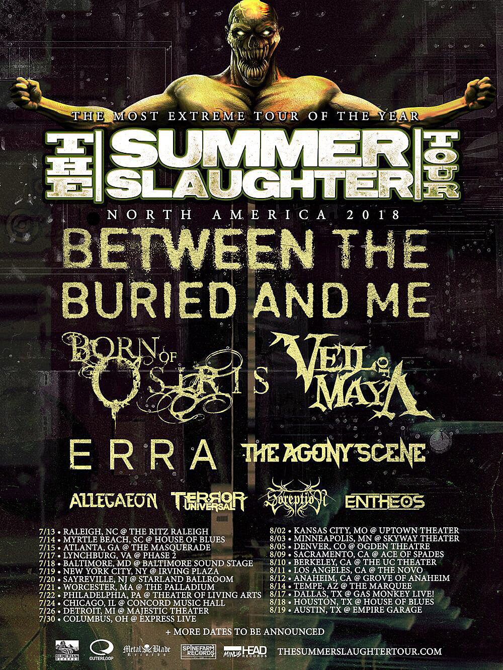 Summer Slaughter 2018 dates & lineup appear to leak ft. BTBAM & more