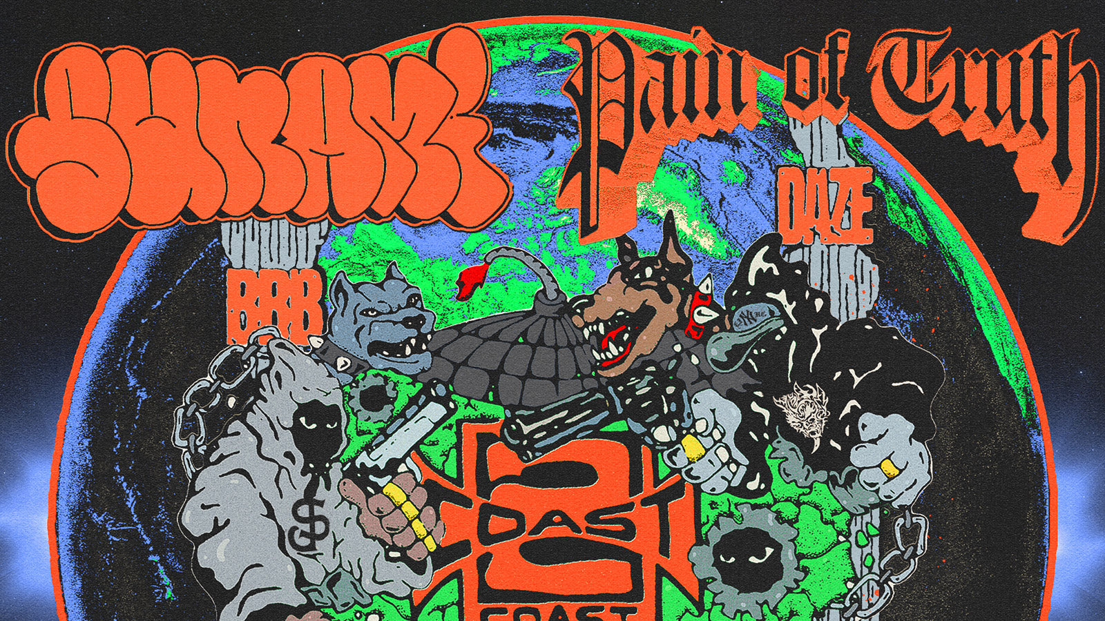 Pain of Truth & Sunami announce split EP & co-headlining tour
