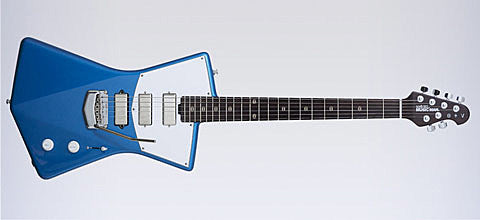 behold the St. Vincent Signature Ernie Ball Music Man Guitar