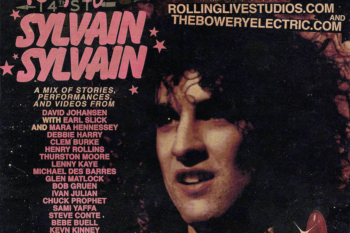 Sylvain Sylvain virtual tribute show to ft. David Johansen, Debbie Harry, Henry Rollins, Thurston Moore & more