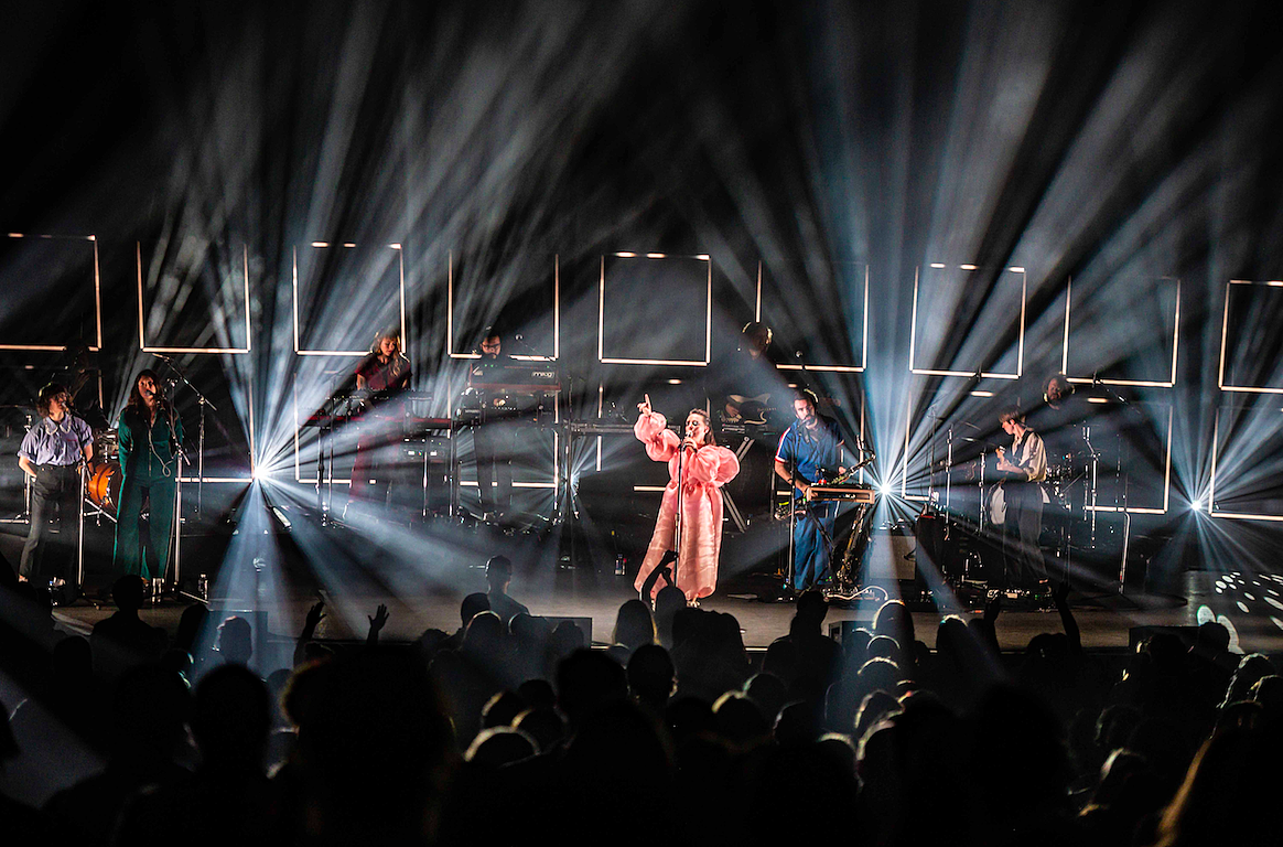 Sylvan Esso release concert album & film from their 10-musician ‘WITH’ tour