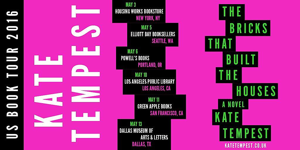 Kate Tempest releasing debut novel ‘The Bricks That Built the Houses,’ going on U.S. book tour in May