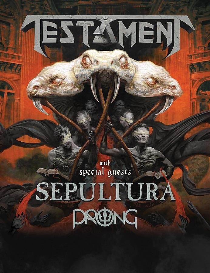 Testament announce 2017 tour with Sepultura and Prong