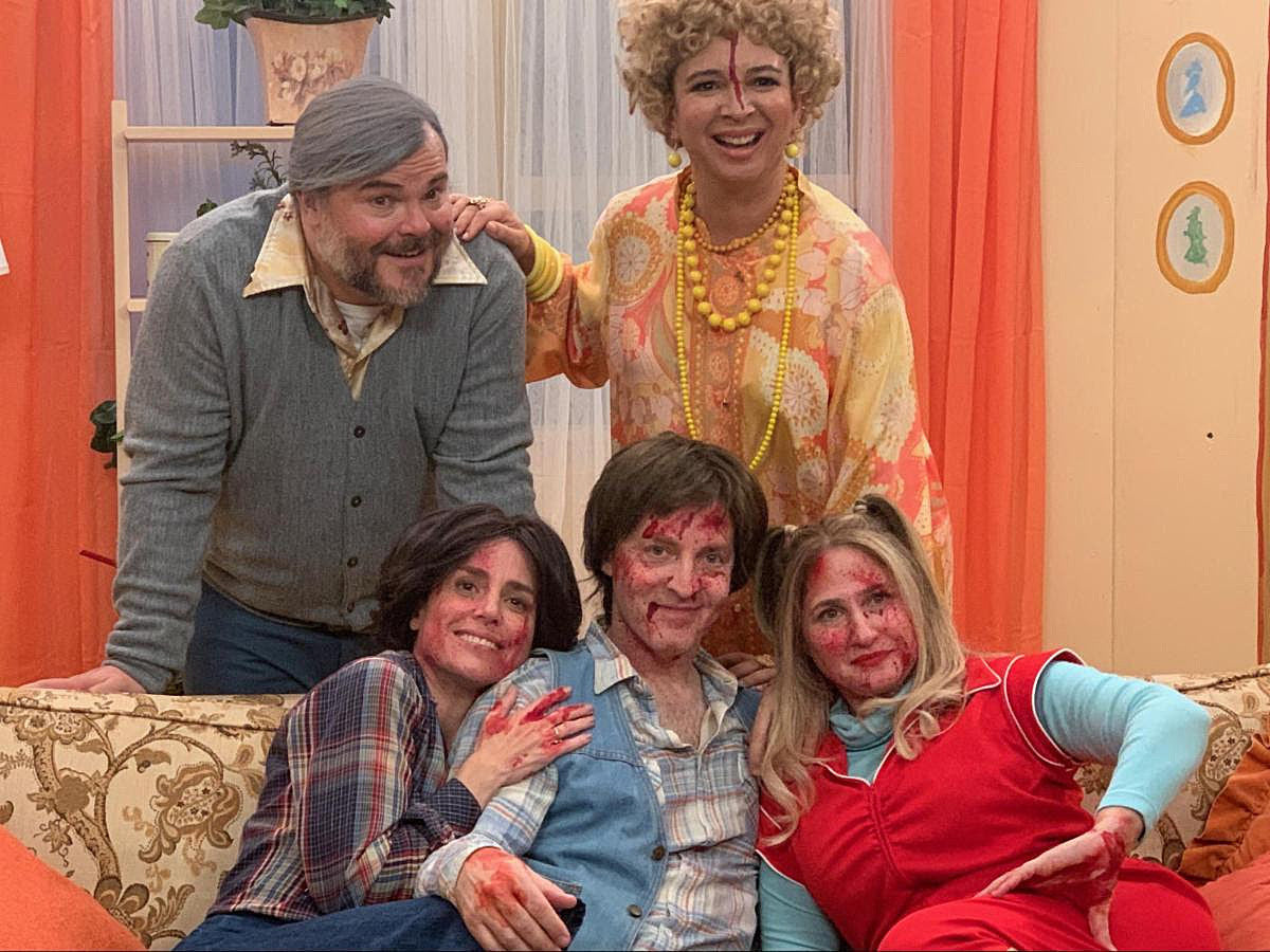 Jack Black & Maya Rudolph help that dog. parody ‘Three’s Company’ in new video