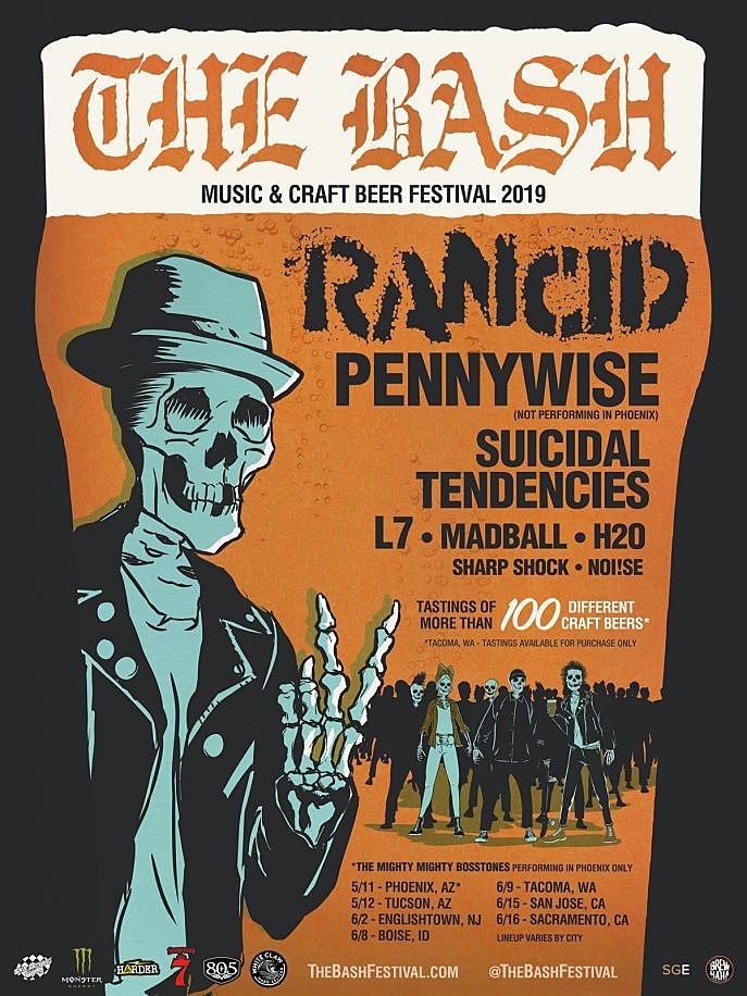 Rancid, Suicidal Tendencies, L7 & more playing inaugural touring fest The Bash