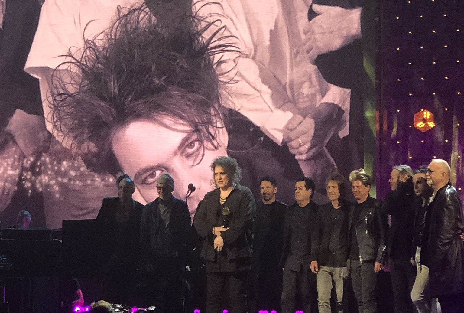 watch The Cure play the Rock and Roll Hall of Fame induction ceremony