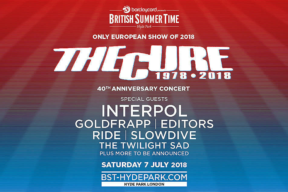 watch The Cure play 40th anniversary show in London’s Hyde Park