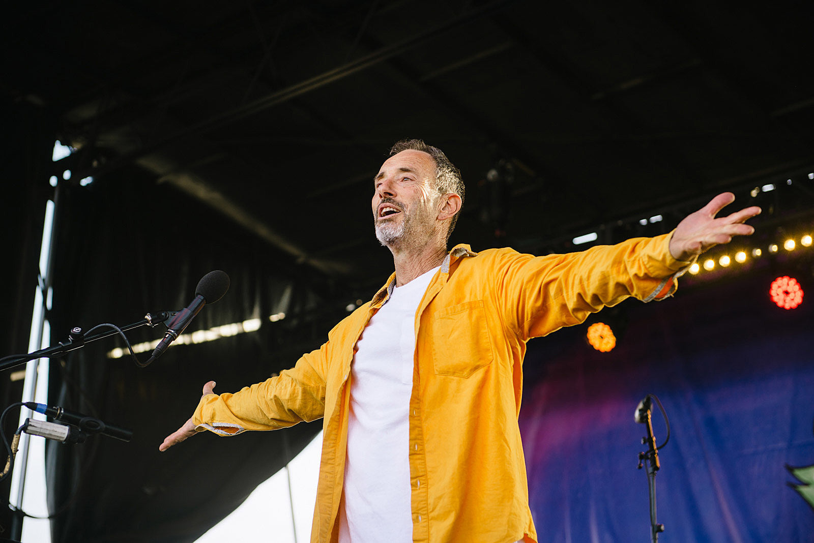 Jonathan Richman touring in 2018, playing two Brooklyn shows