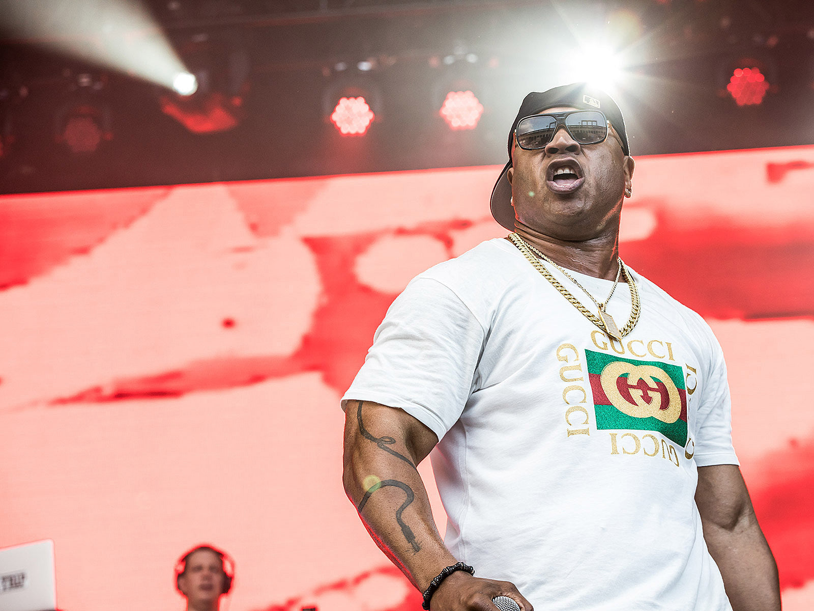 LL Cool J performed with ATCQ, DMC, Grandmaster Flash at The Meadows
