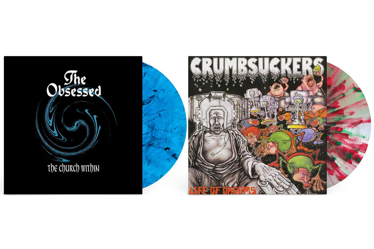 Crumbsuckers & The Obsessed classic albums available now on limited colored vinyl