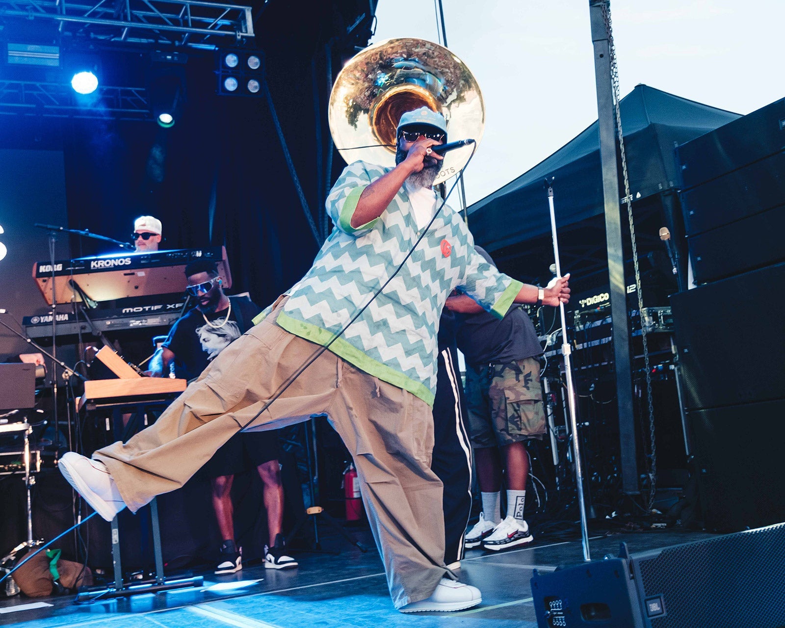 The Roots played SummerStage at Flushing Meadows Corona Park (pics), added to Back Cove Festival