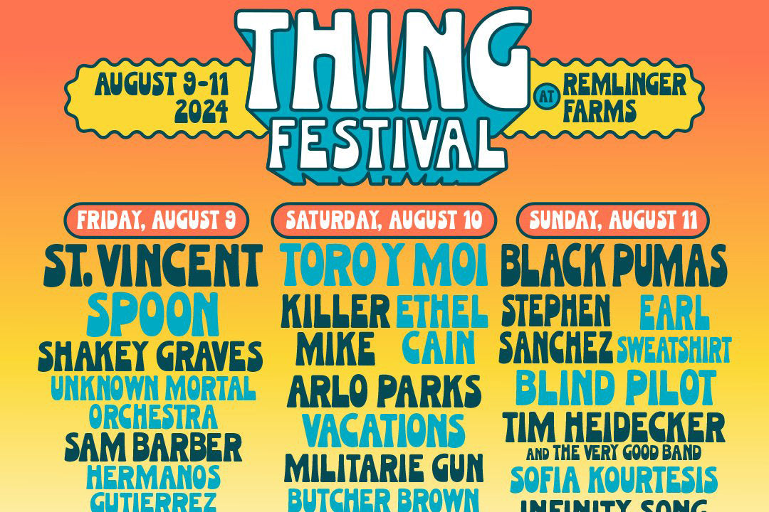 THING Festival 2024 lineup (St. Vincent, Toro Y Moi, Earl Sweatshirt, Ethel Cain, more)