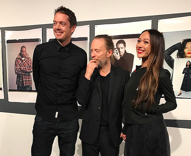 Thom Yorke (who DJ’d), his girlfriend Dajana Roncione, Keri Russell & more @ Rag & Bone’s NYFW party (pics & video)
