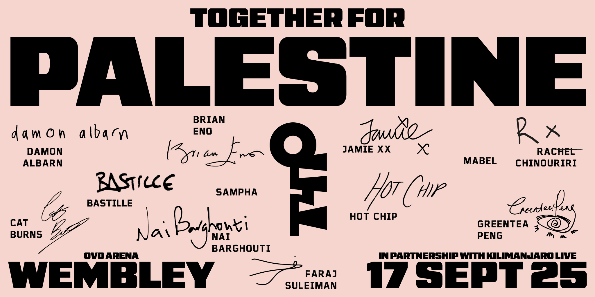 Brian Eno’s Palestine benefit lineup: Damon Albarn, King Krule, James Blake, Jamie xx, more