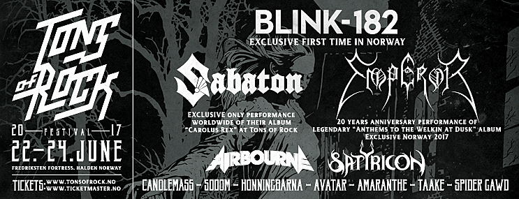 blink-182 playing first-ever Norway show (with black metal bands)